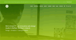 Desktop Screenshot of green17creative.com