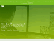 Tablet Screenshot of green17creative.com
